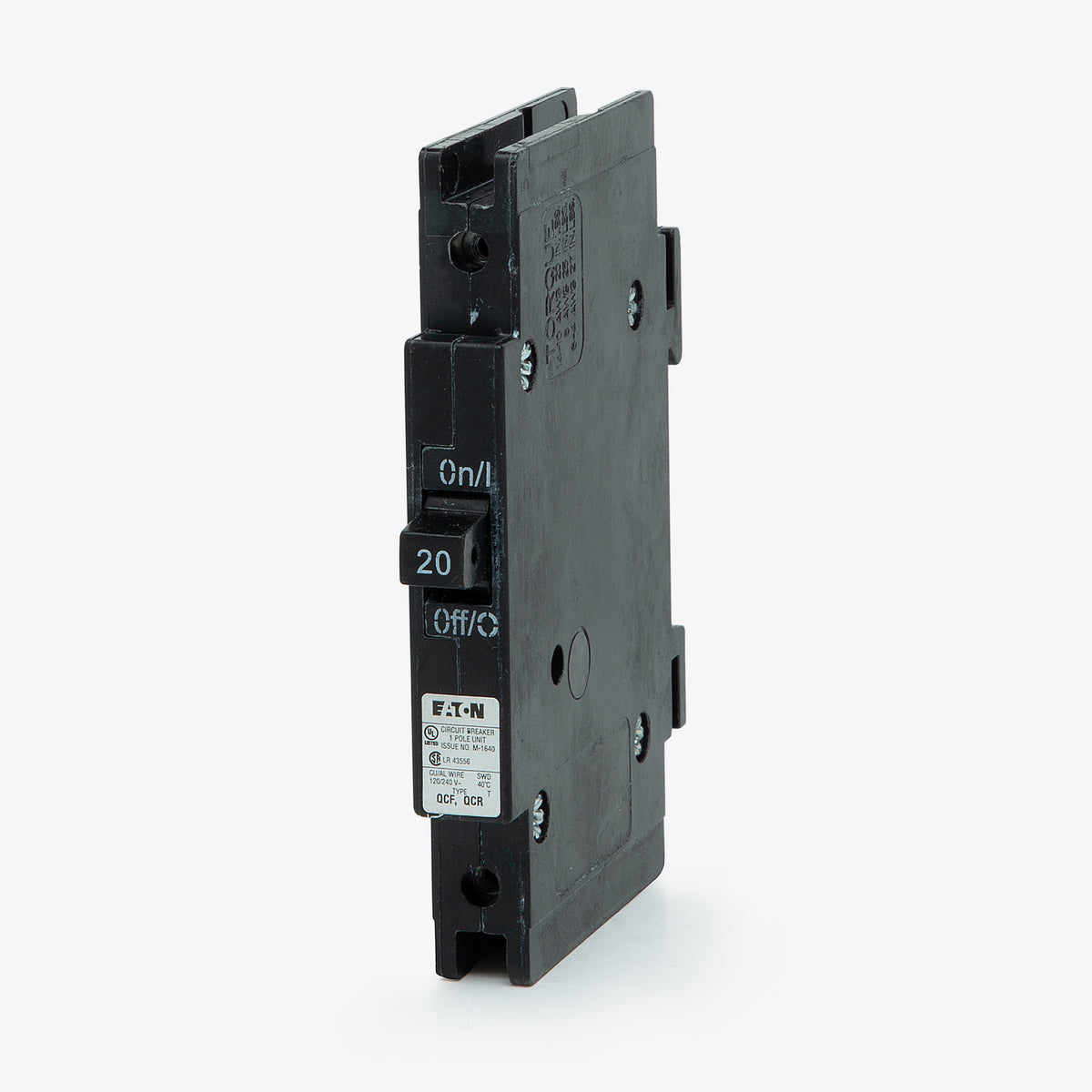 Eaton / Cutler-Hammer QCF1020 - 20A 1 Pole Miniature Circuit Breaker
