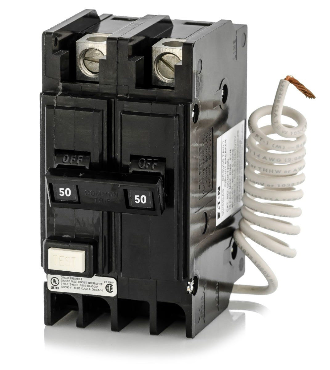 Eaton / Cutler-Hammer QCGF2050 - 50A GFCI Miniature Circuit Breaker