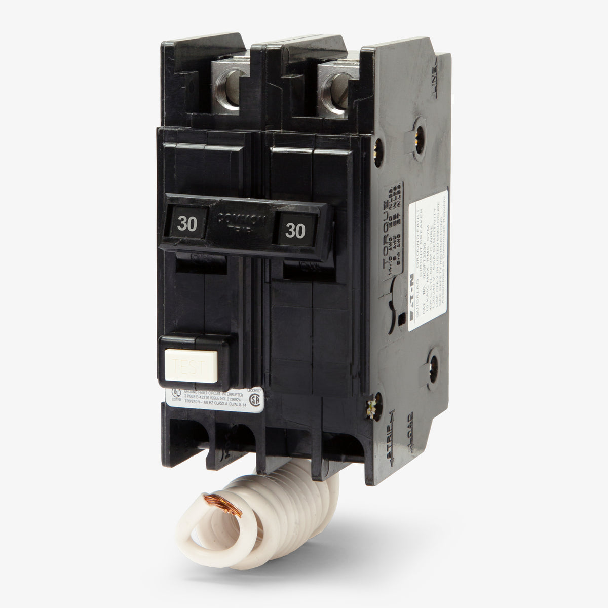 Eaton / Cutler-Hammer QCGFT2030 - 30A GFCI Miniature Circuit Breaker