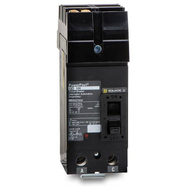 Square D QDA221004 - 100A 2 Pole Molded Case Circuit Breaker