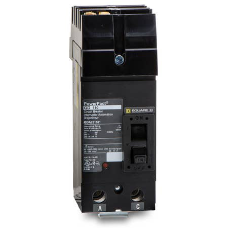 Square D QDA221101 - 110A 2 Pole Molded Case Circuit Breaker