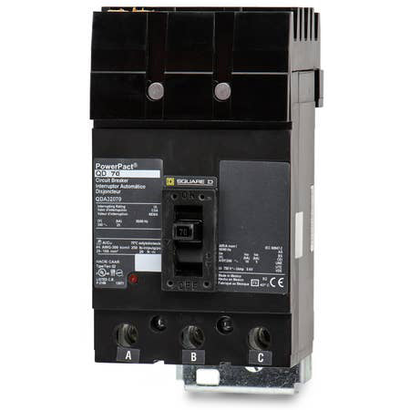 Square D QDA32070 - 70A 3 Pole Molded Case Circuit Breaker