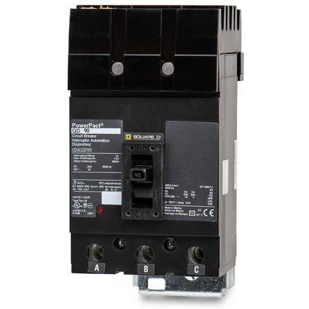 Square D QDA32090 - 90A 3 Pole Molded Case Circuit Breaker