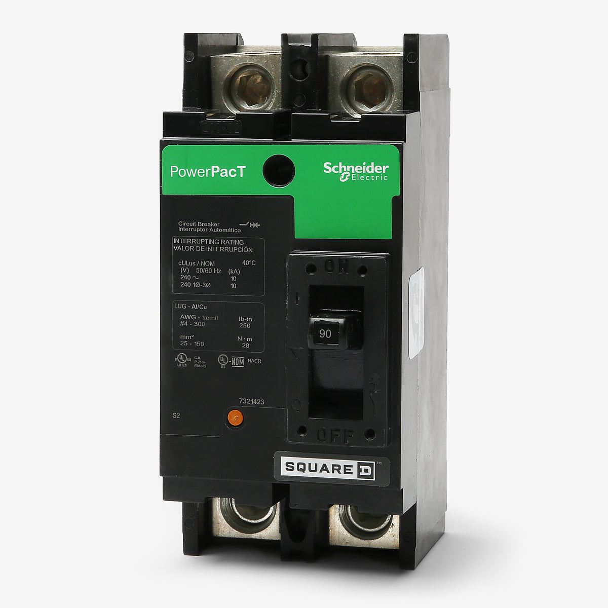 Square D QBL22090 - 90A 2 Pole Molded Case Circuit Breaker