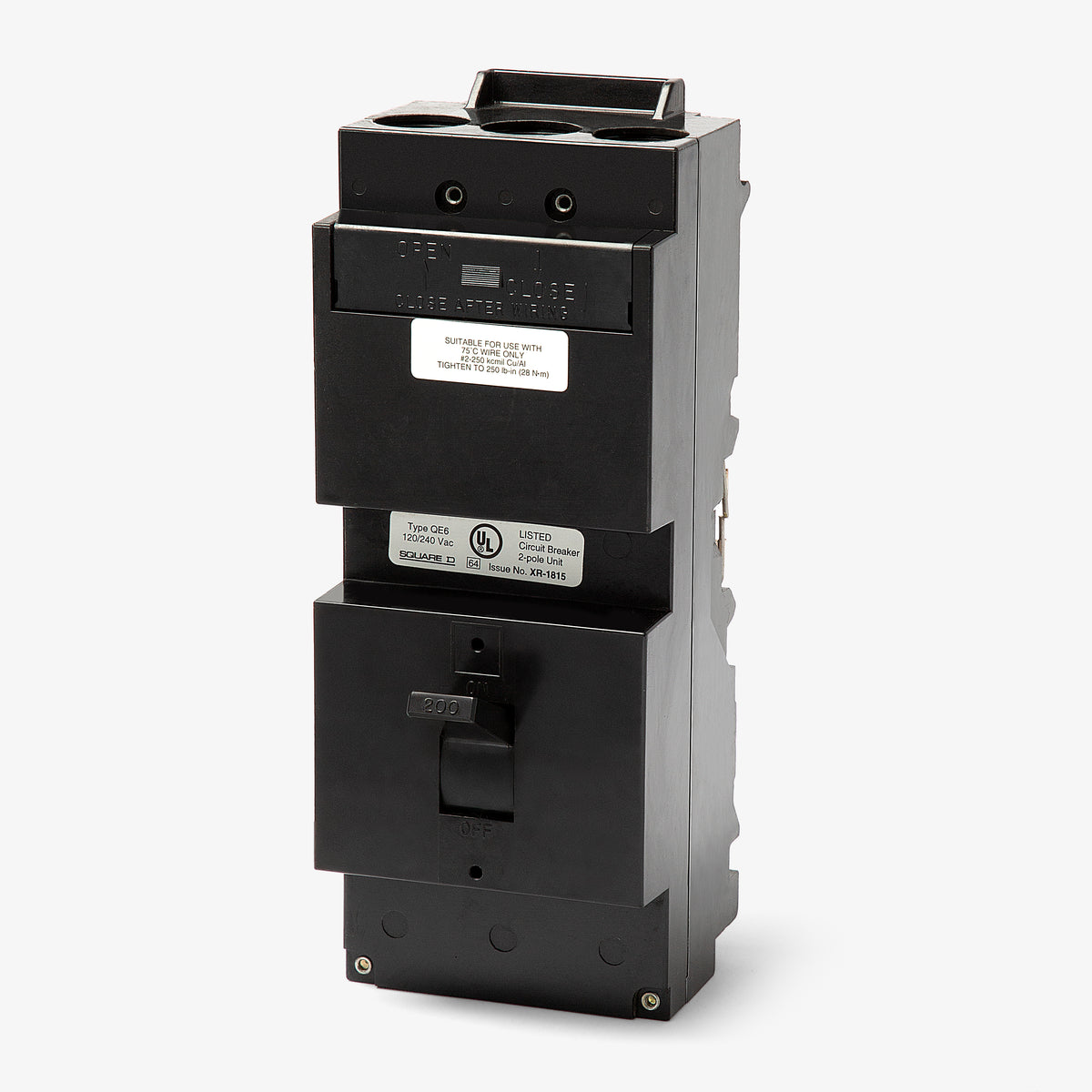 Square D QE2200VH - 200A 2 Pole Molded Case Circuit Breaker