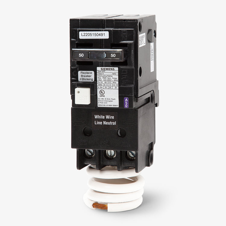 Siemens QF250P - 50A GFCI Miniature Circuit Breaker
