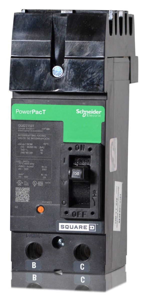 Square D QGA221501 - 150A 2 Pole Molded Case Circuit Breaker