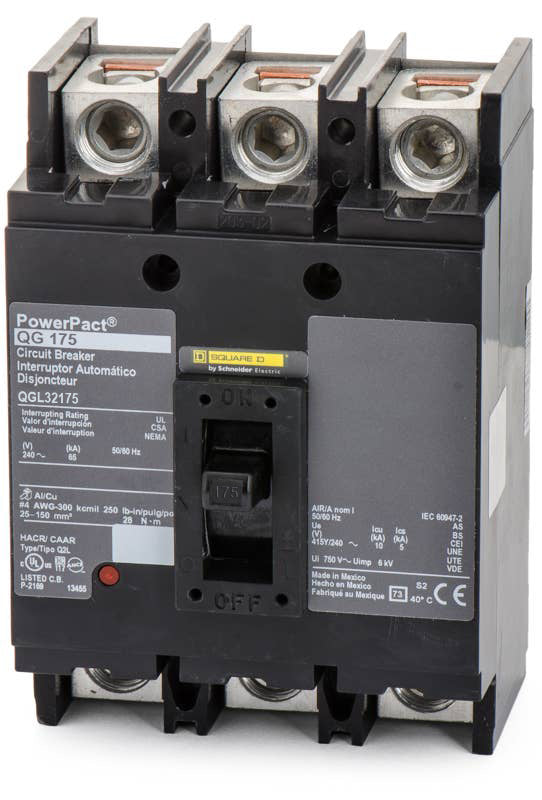 Square D QGL32175 3 Pole Circuit Breaker