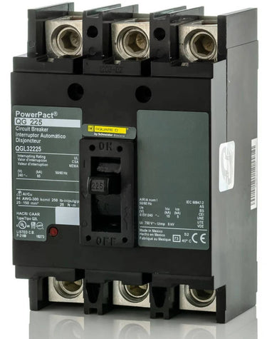 Square D QGL32225 - 225A 3 Pole Molded Case Circuit Breaker