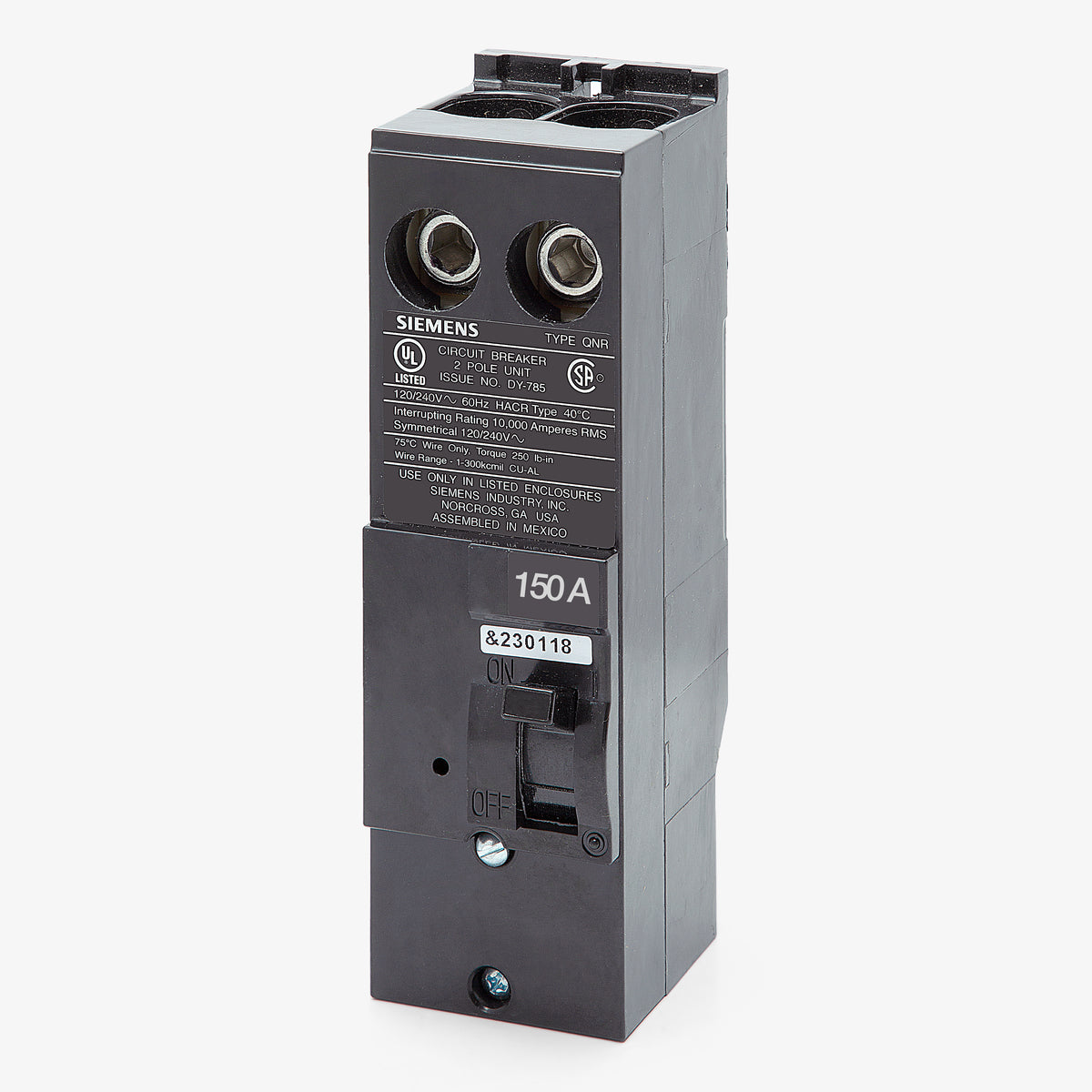 Siemens QN2150RH - 150A 2 Pole Molded Case Circuit Breaker