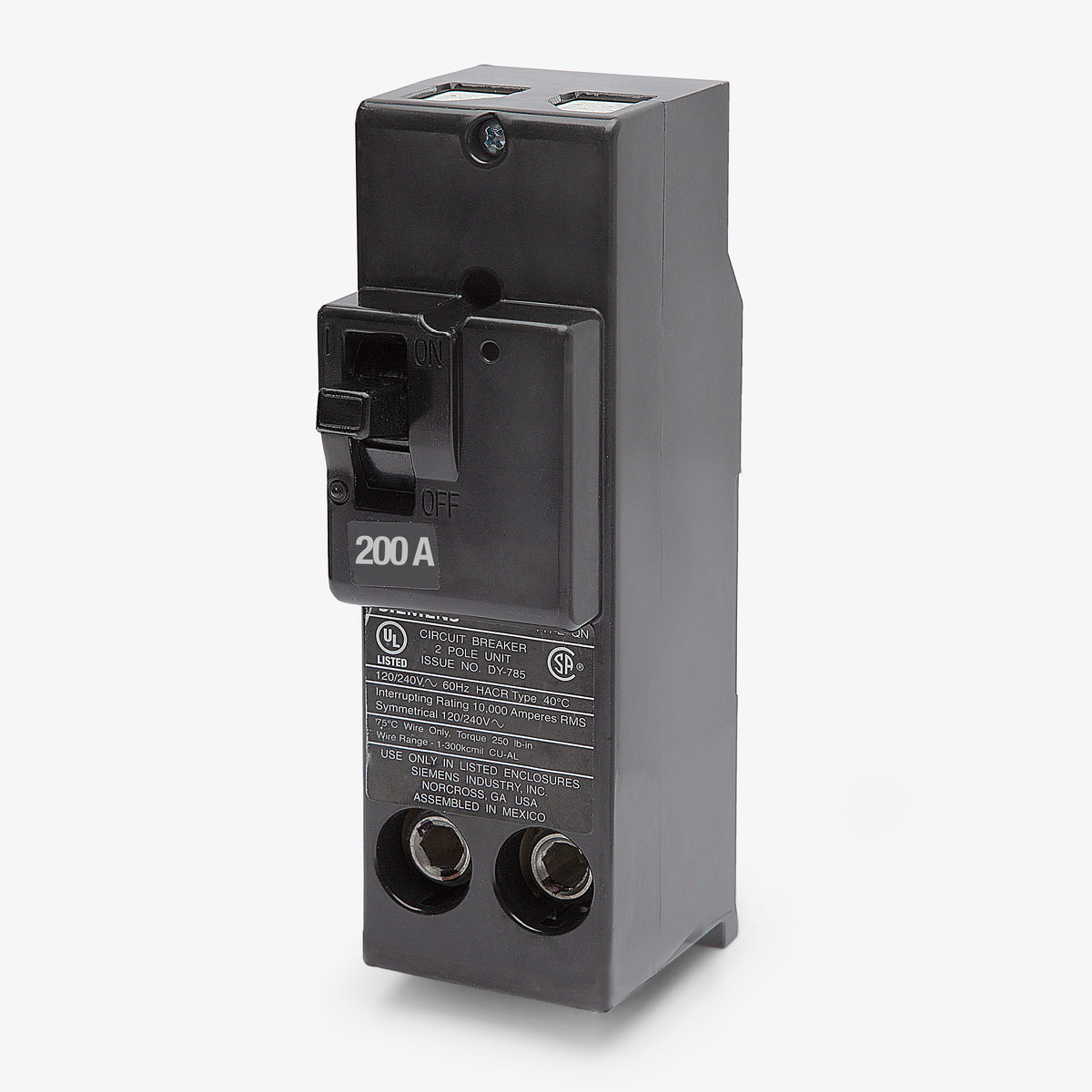 Siemens QN2200 - 200A 2 Pole Molded Case Circuit Breaker