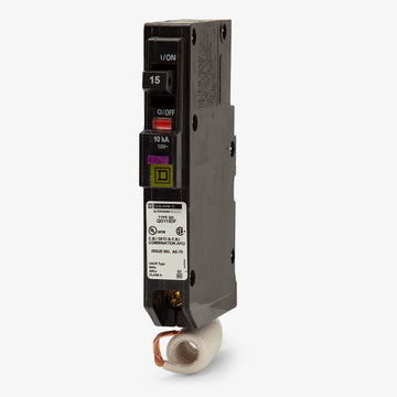 Square D QO115DF - 15A Dual Function Miniature Circuit Breaker