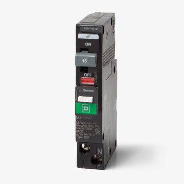 Square D QO115PAF - 15A AFCI Miniature Circuit Breaker