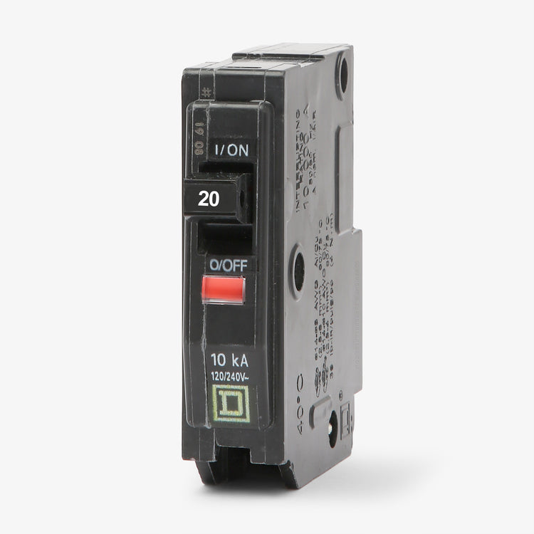 Square D QO120 - 20A 1 Pole Miniature Circuit Breaker