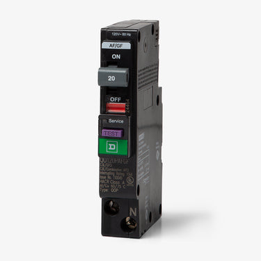 Square D QO120PAFGF - 20A Dual Function Miniature Circuit Breaker