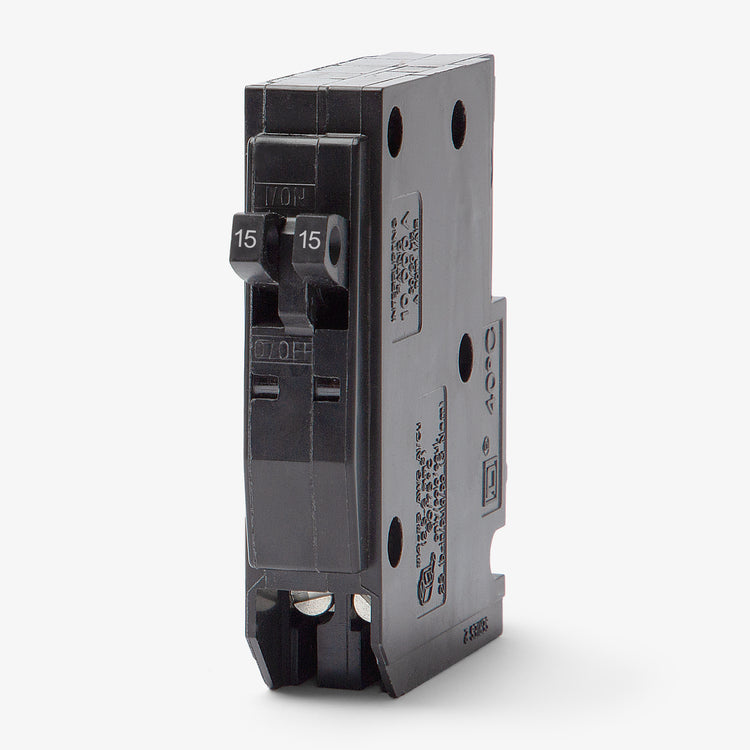 Square D QO1515 - 15/15A Tandem Miniature Circuit Breaker