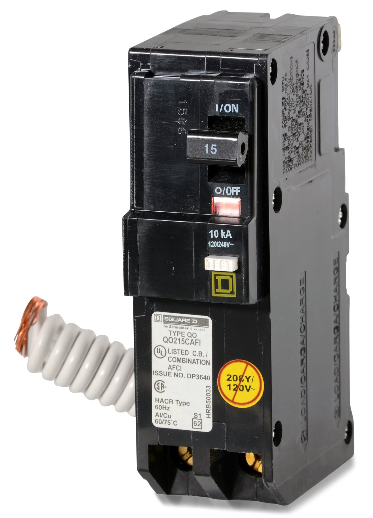 Square D QO215CAFI - 15A AFCI Miniature Circuit Breaker