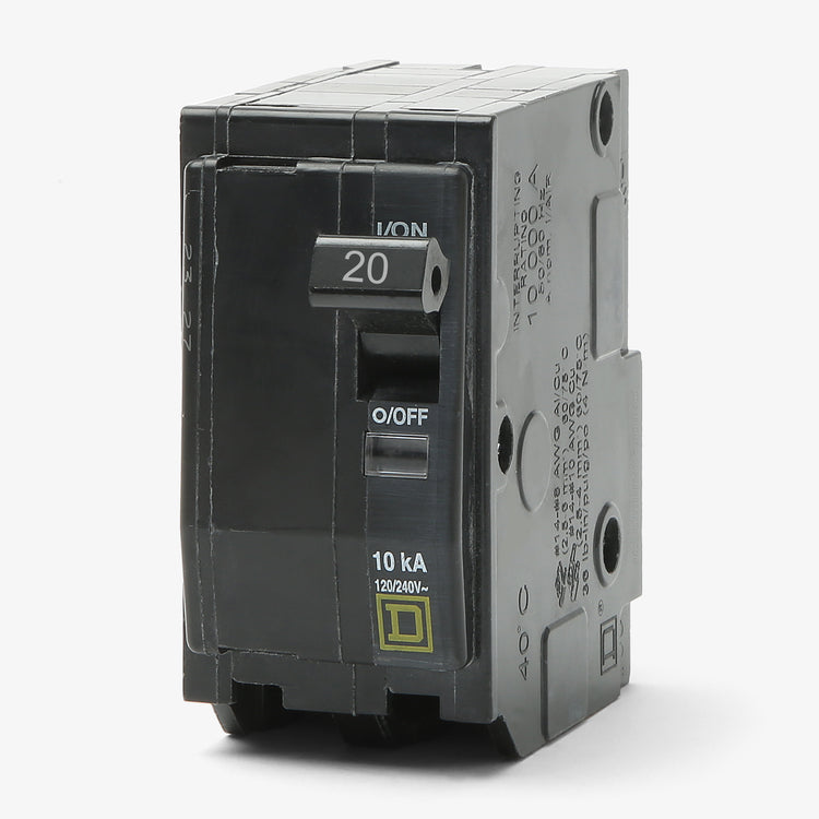 Square D QO220 - 20A 2 Pole Miniature Circuit Breaker