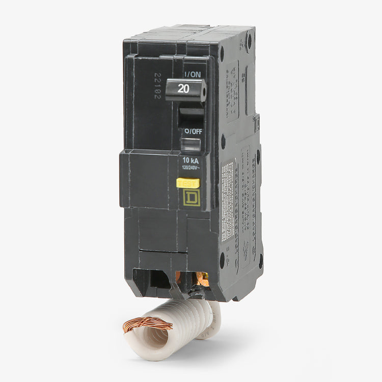 Square D QO220GFI - 20A GFCI Miniature Circuit Breaker