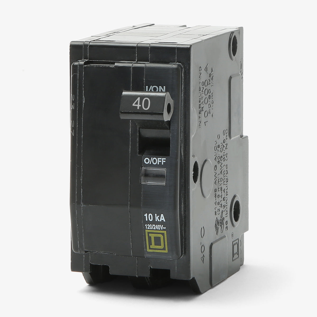 Square D QO240 - 40A 2 Pole Miniature Circuit Breaker