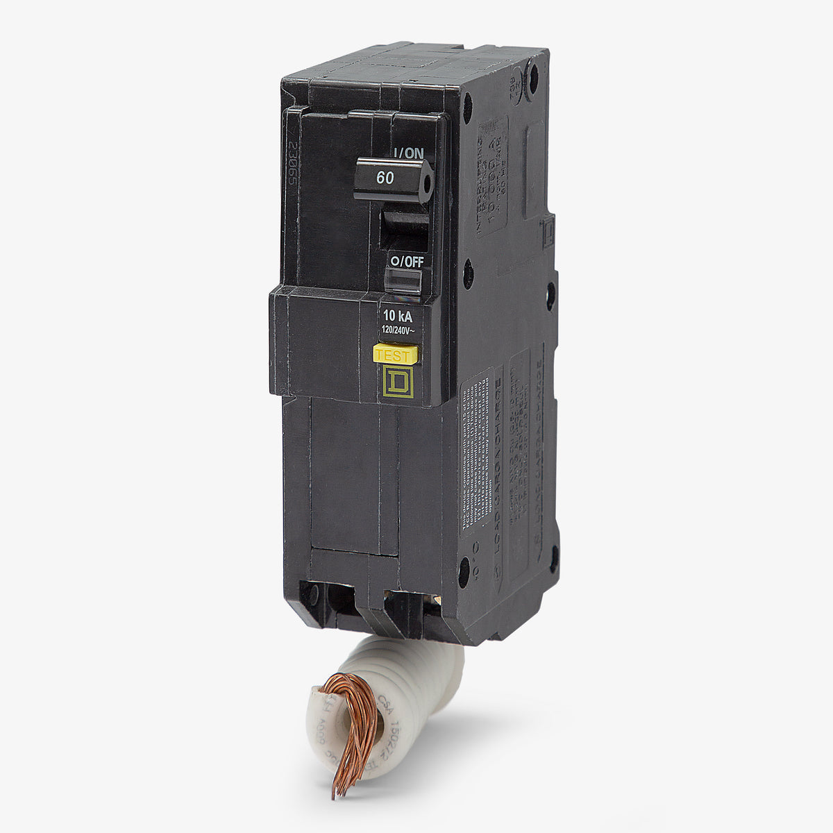 Square D QO260GFI3W - 60A GFCI Miniature Circuit Breaker