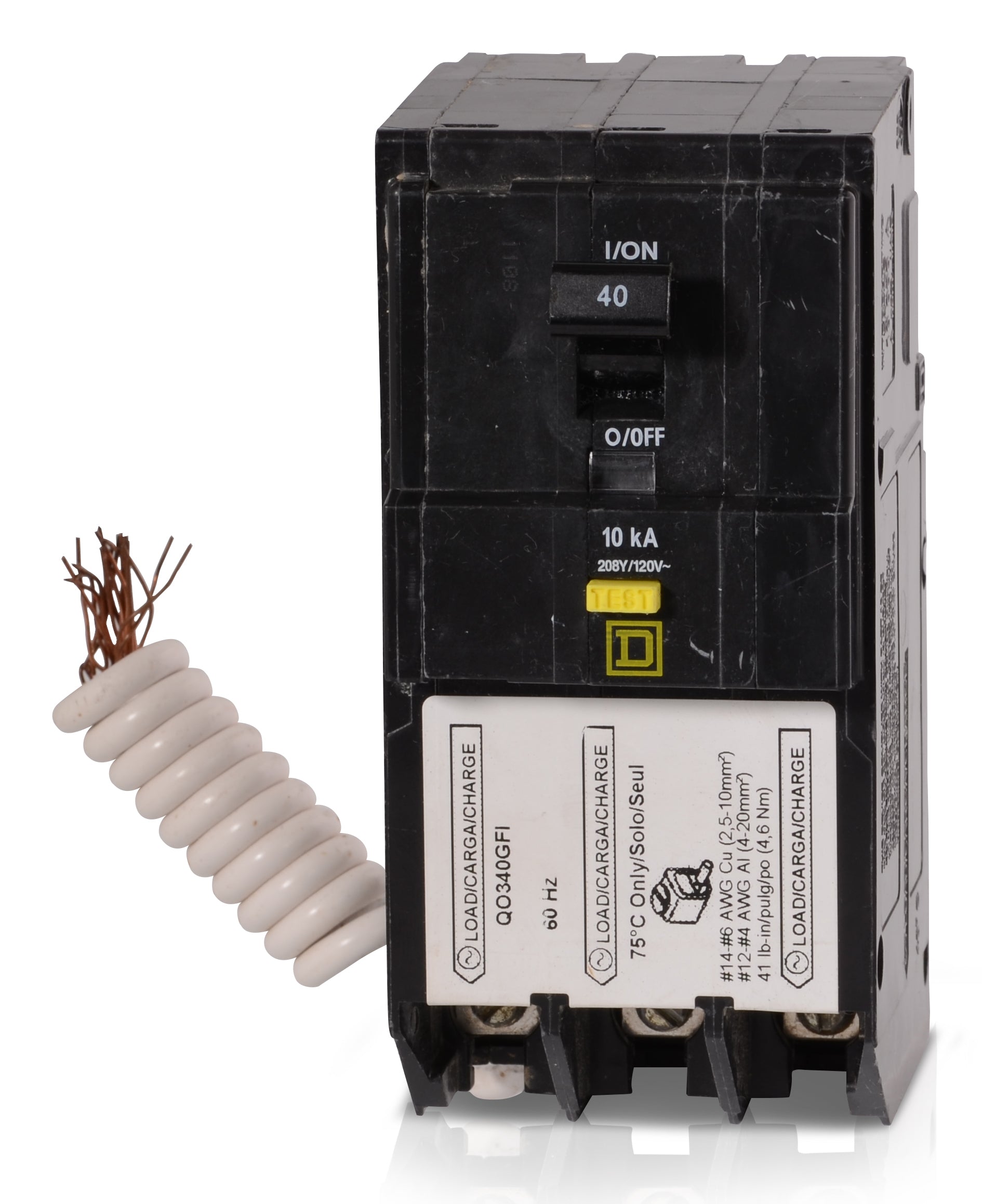 Square D QO340GFI 3 Pole Ground Fault Circuit Breaker SuperBreakers
