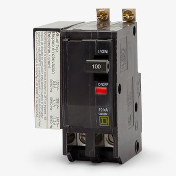 Square D QOB21001021 - 100A 2 Pole Miniature Circuit Breaker