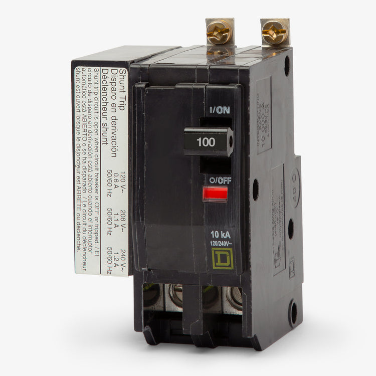 Square D QOB21001021 - 100A 2 Pole Miniature Circuit Breaker