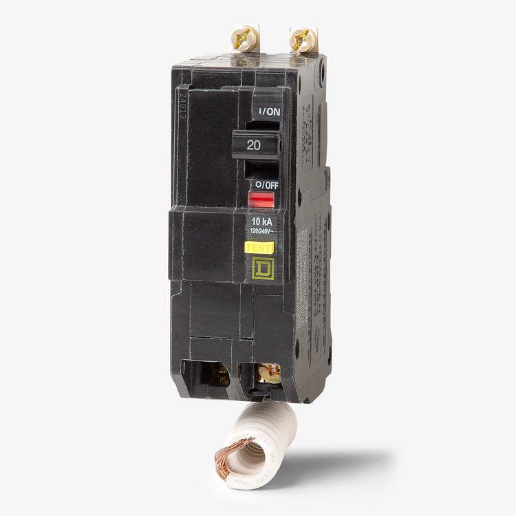 Square D QOB220GFI - 20A GFCI Miniature Circuit Breaker