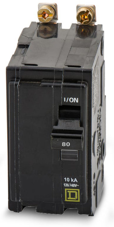 Square D QOB280H - 80A 2 Pole Miniature Circuit Breaker