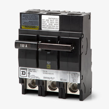 Square D QOB3150VH - 150A 3 Pole Molded Case Circuit Breaker