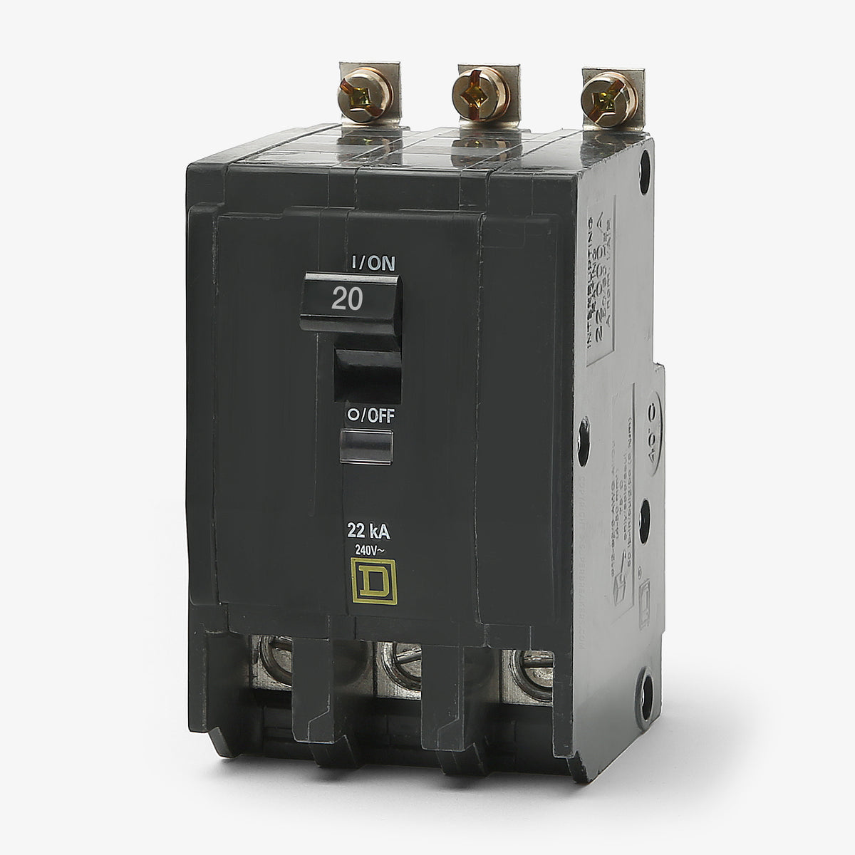 Square D QOB320VH - 20A 3 Pole Miniature Circuit Breaker