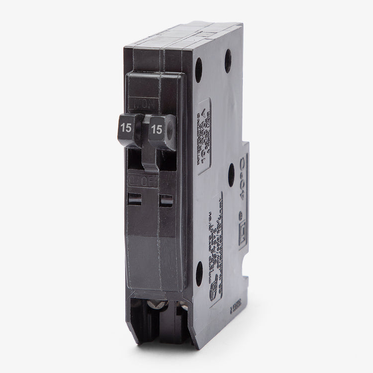 Square D QOT1515 - 15/15A Tandem Miniature Circuit Breaker