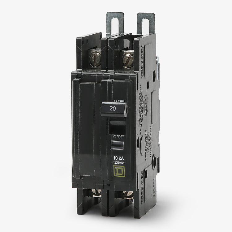Square D QOU220 - 20A 2 Pole Miniature Circuit Breaker
