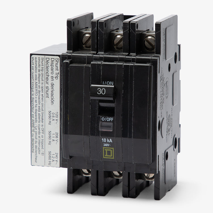Square D QOU3301021 - 30A 3 Pole Miniature Circuit Breaker
