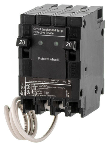 Siemens QSA2020SPD - 20/20A 2 Pole Miniature Circuit Breaker