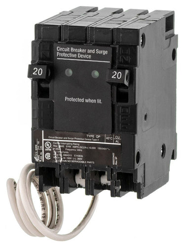 Siemens QSA2020SPD - 20/20A 2 Pole Miniature Circuit Breaker