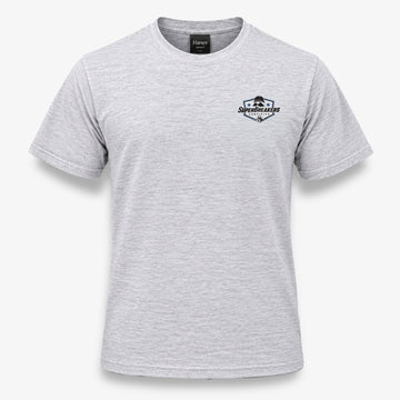 Breaker Badge Tee Heathered Ash