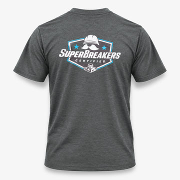 Breaker Badge Tee DK Grey