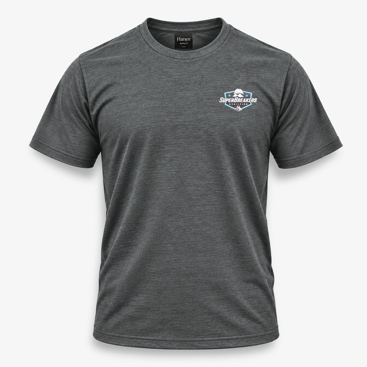 Breaker Badge Tee DK Grey