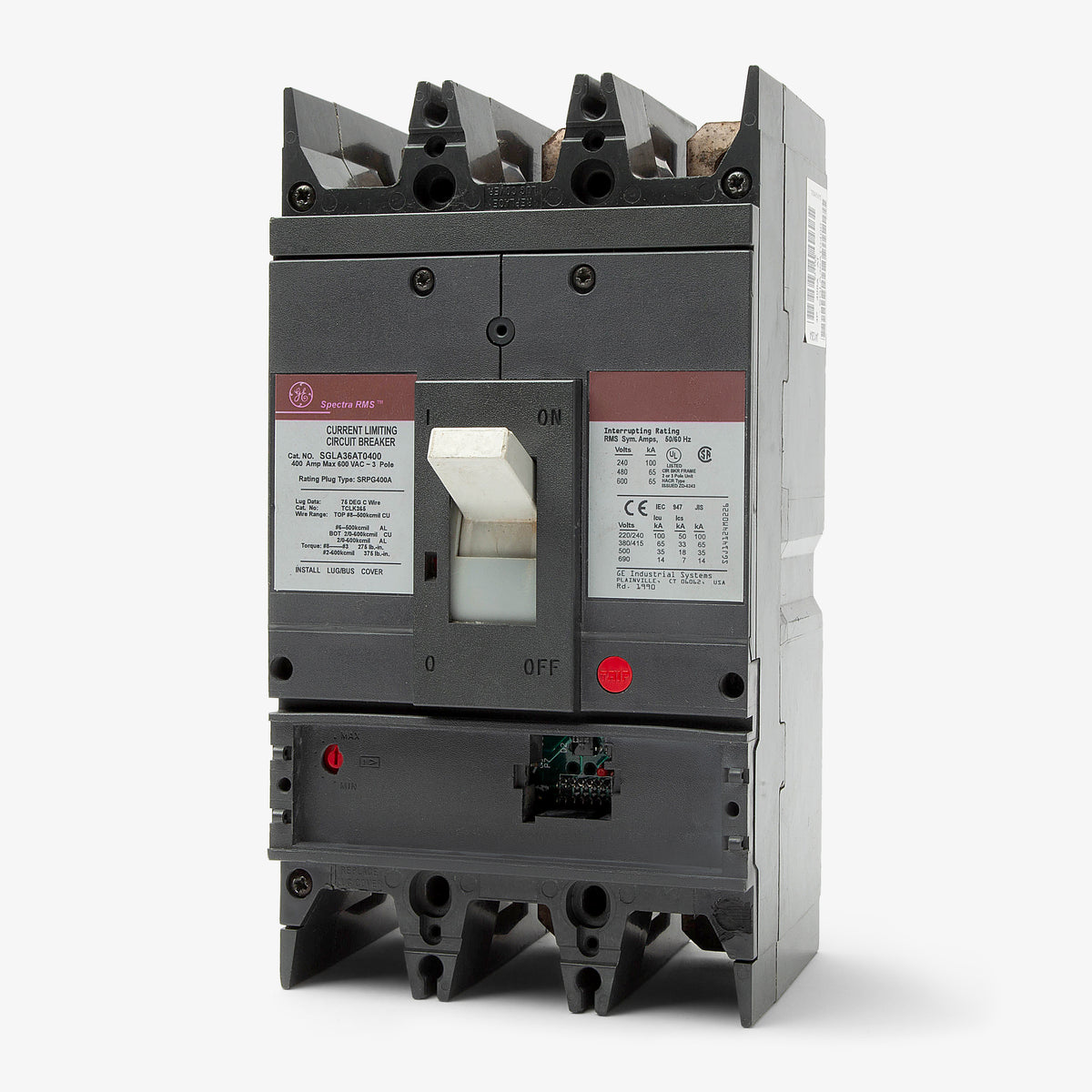 ABB / General Electric SGLA36AT0600 - 600A 3 Pole Molded Case Circuit Breaker Frame Only