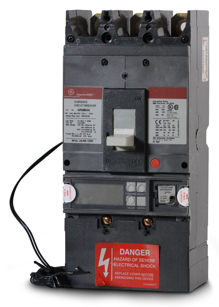 ABB / General Electric SGPB36BB0400 - 400A 3 Pole Molded Case Circuit Breaker