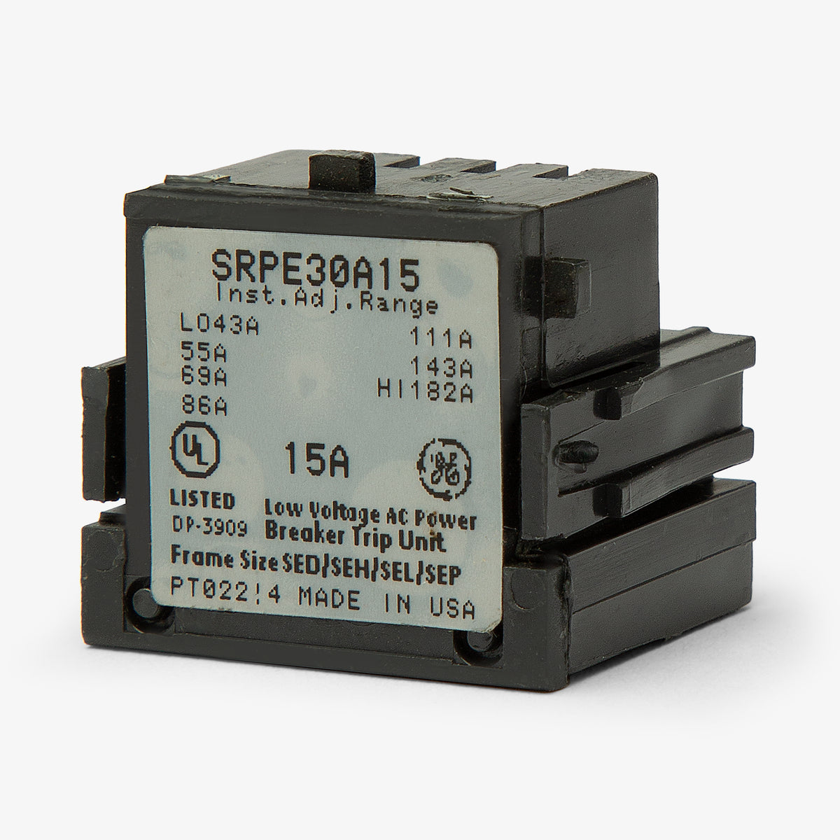 General Electric SRPE30A15 Rating Plug