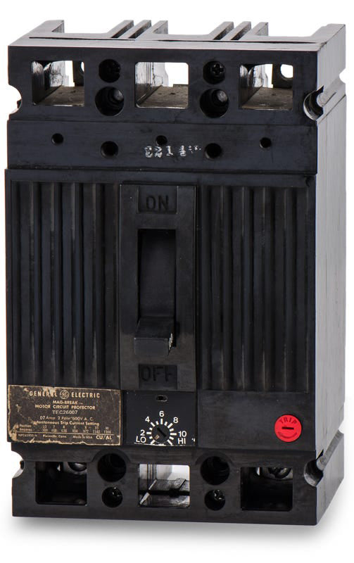 ABB / General Electric TEC26007 - 7A 2 Pole Motor Circuit Protector
