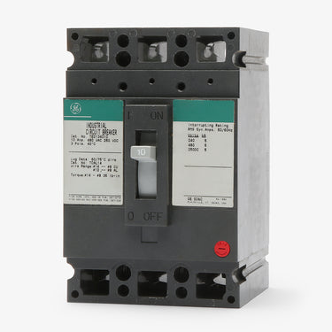 ABB / General Electric TED134010WL - 10A 3 Pole Molded Case Circuit Breaker