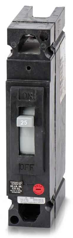 ABB / General Electric THED113025 - 25A 1 Pole Molded Case Circuit Breaker
