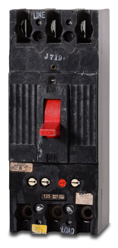 ABB / General Electric THFK236125 - 125A 3 Pole Molded Case Circuit Breaker