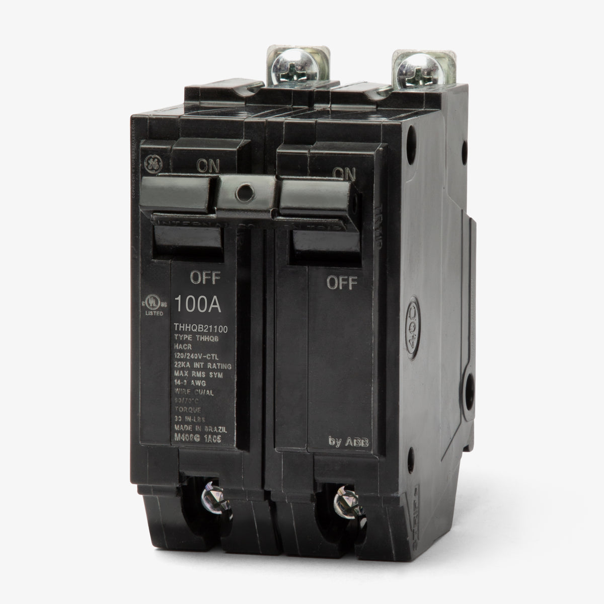 ABB / General Electric THHQB21100 - 100A 2 Pole Molded Case Circuit Breaker