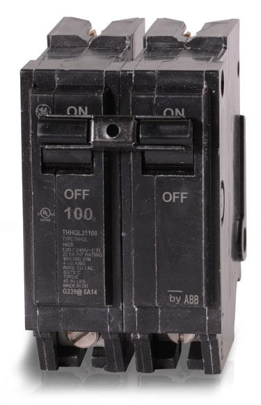 ABB / General Electric THHQL21100 - 100A 2 Pole Molded Case Circuit Breaker