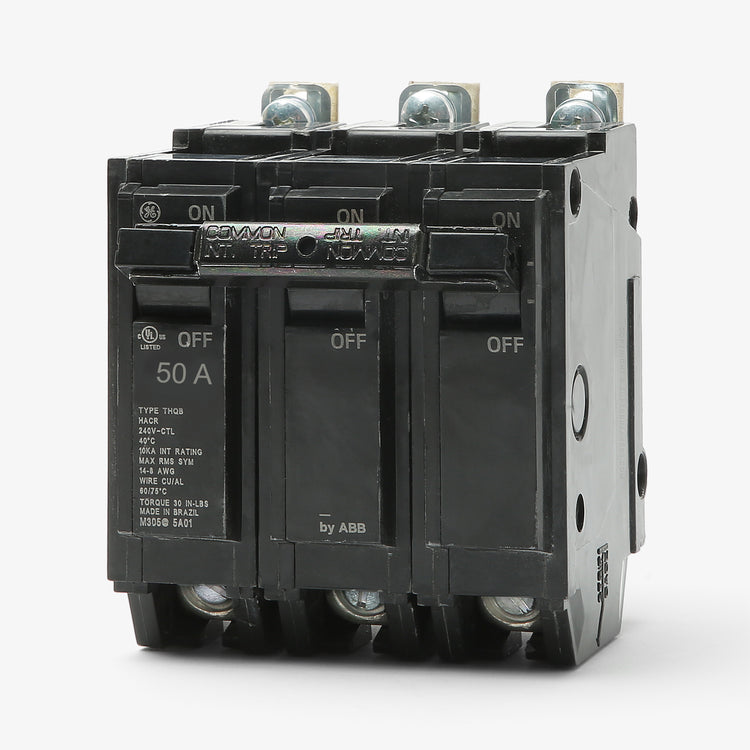 ABB / General Electric THQB32050 - 50A 3 Pole Miniature Circuit Breaker